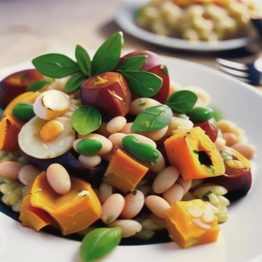 Risotto with Butternut Squash and White Beans