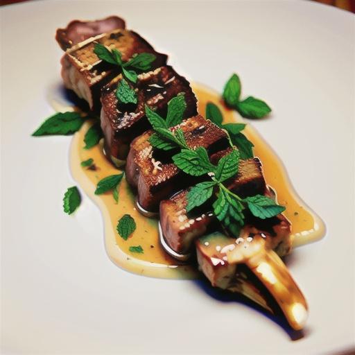 Lamb Chops with Mint Oil