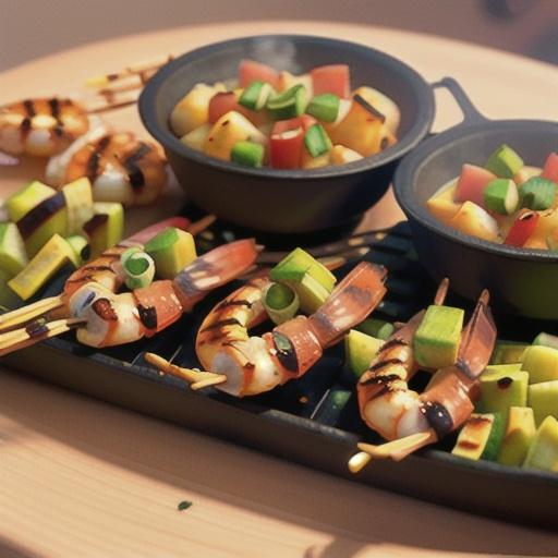 Sweet Grilled Shrimp Skewers