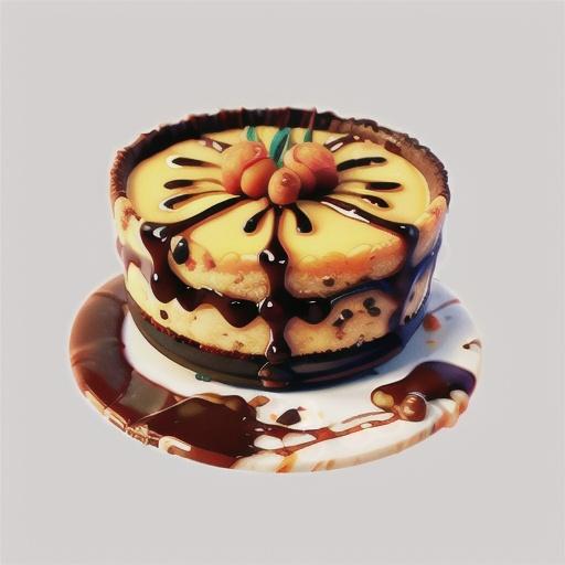 Marbled jaffa cheesecake