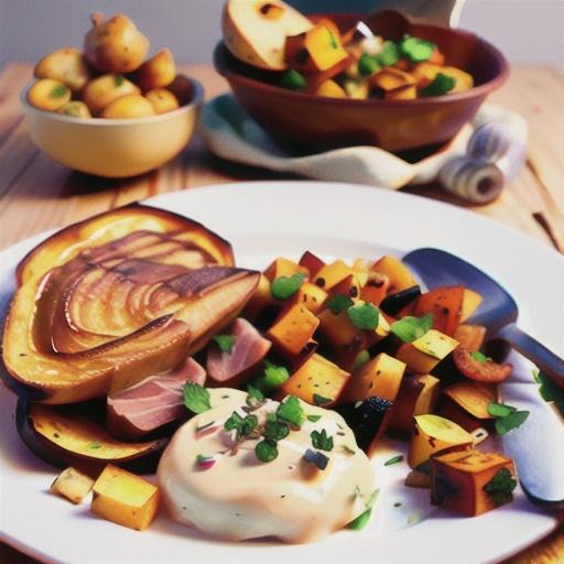 Ham Hash With Sweet Potatoes & Thyme