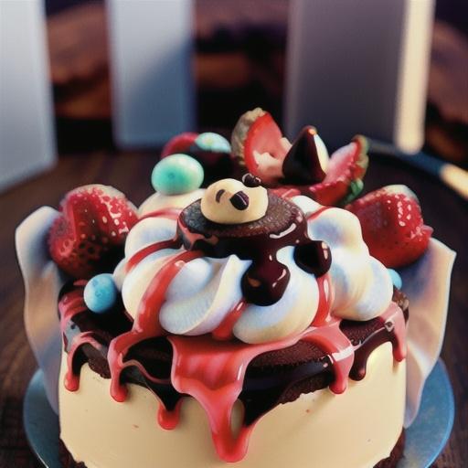 Strawberry Brownie Delight