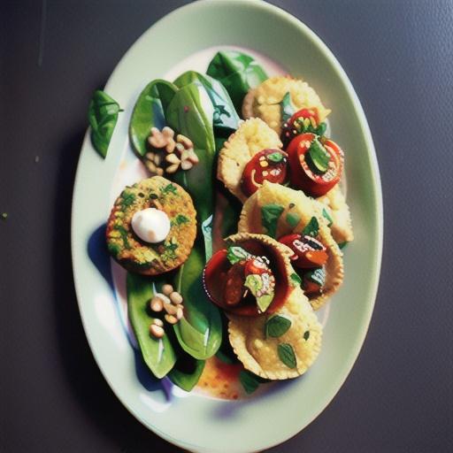 Spinach felafel in tomato sauce recipe