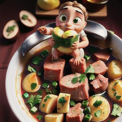 Lamb Stew with Potatoes and Cilantro