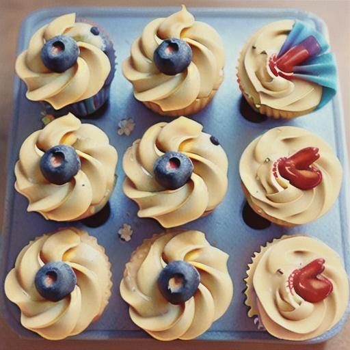 Lemon-Blueberry Cupcakes