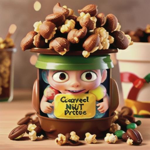Caramel Pretzel Nut Popcorn