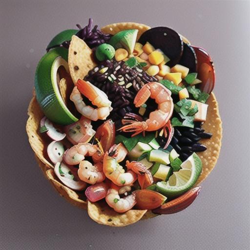 Prawn taco bowl