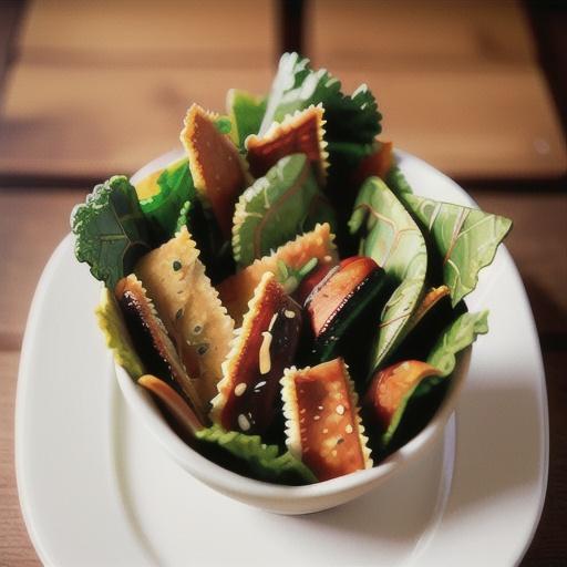 Baked Parmesan Kale Chips