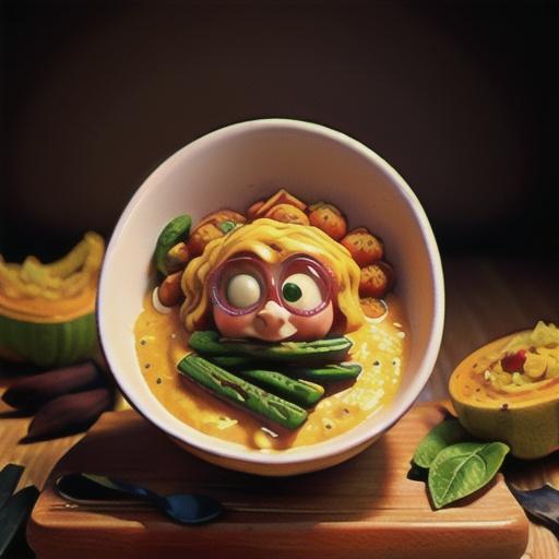 Pureed Butternut Squash with Spaghetti Squash