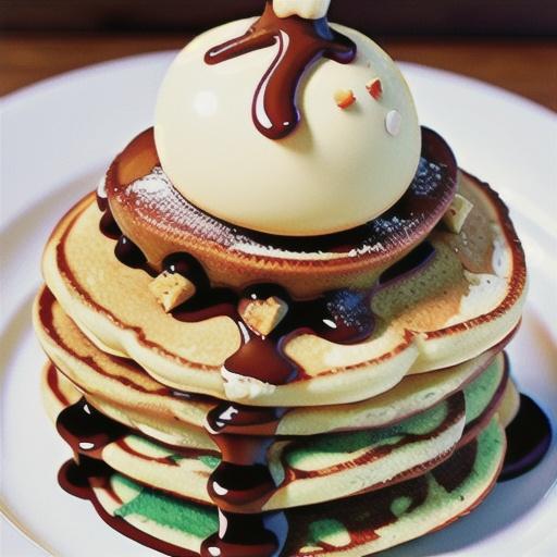 Easy Eggnog Pancakes