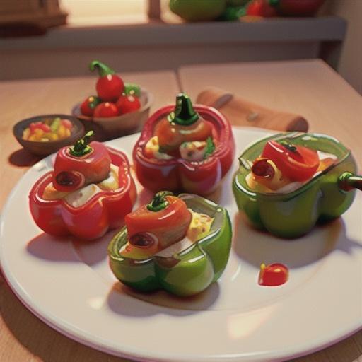 Marinated Stuffed Cherry Peppers