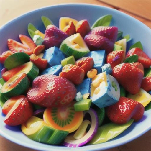 Strawberry Blue Cheese Salad