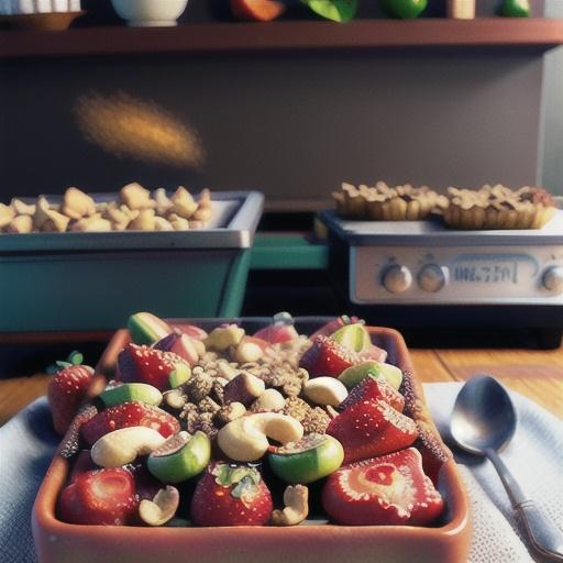 Strawberry-Rhubarb Bread Pudding