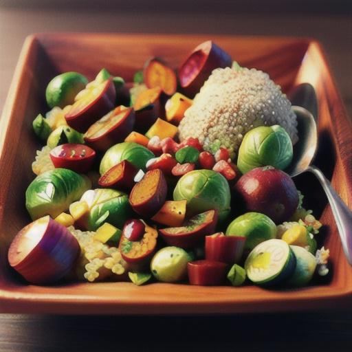 Fall Quinoa Salad with Poppy Seed Dressing
