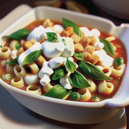 Ground Turkey and Goat Cheese Pasta Bake