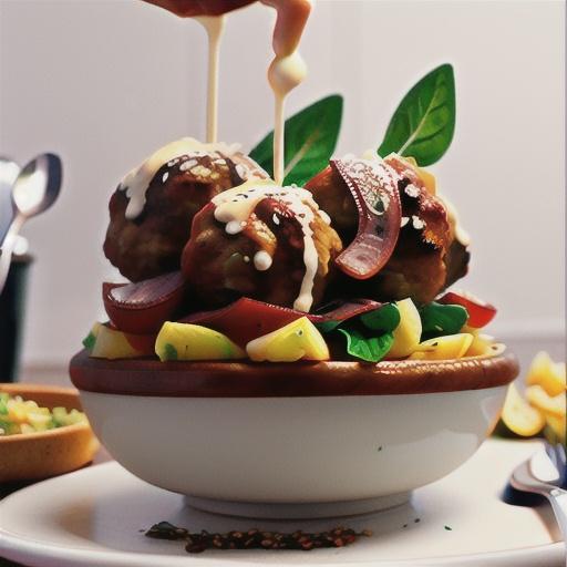 Weeknight Sauerbraten Meatballs