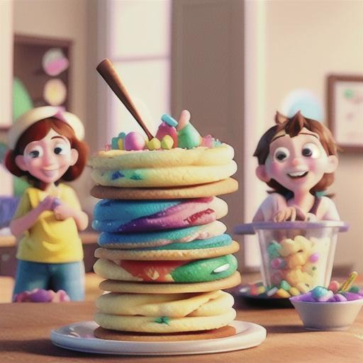 Cake Batter Cookie Stackers
