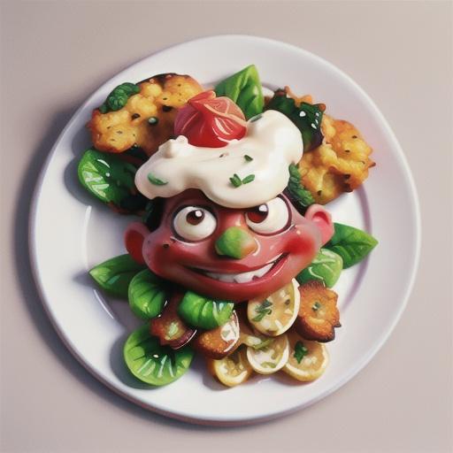 Vegie fritters with smoked salmon and horseradish cream