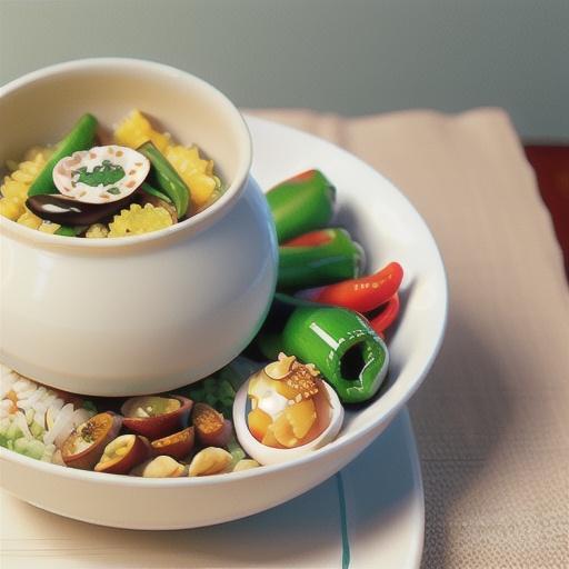 Congee with pickled gai choy and salted egg