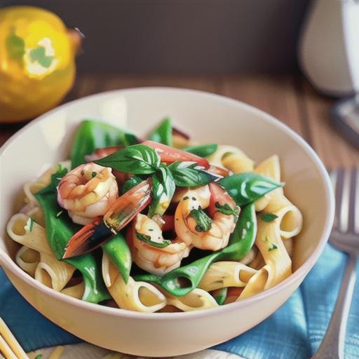 Lemon Herb Shrimp and Pasta
