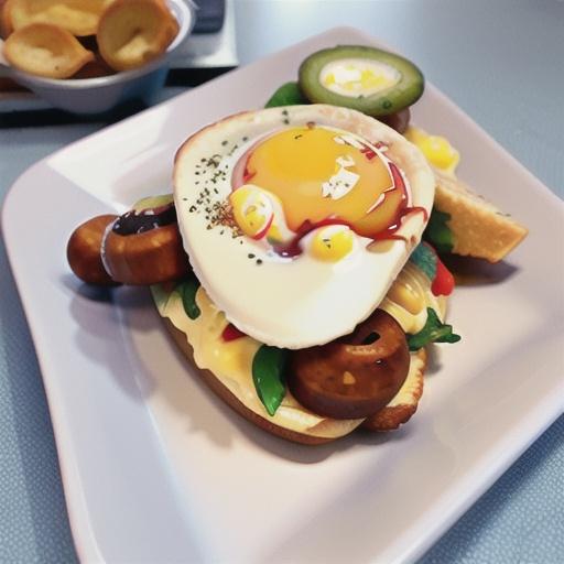 Air Fryer Breakfast Sandwich On the Go