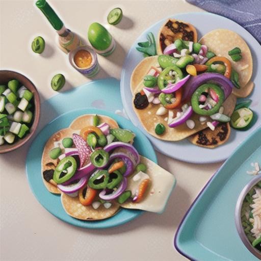 Crunchy chicken tacos with Mexican-style rice recipe