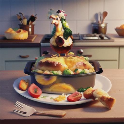 Chicken Cordon Bleu Casserole