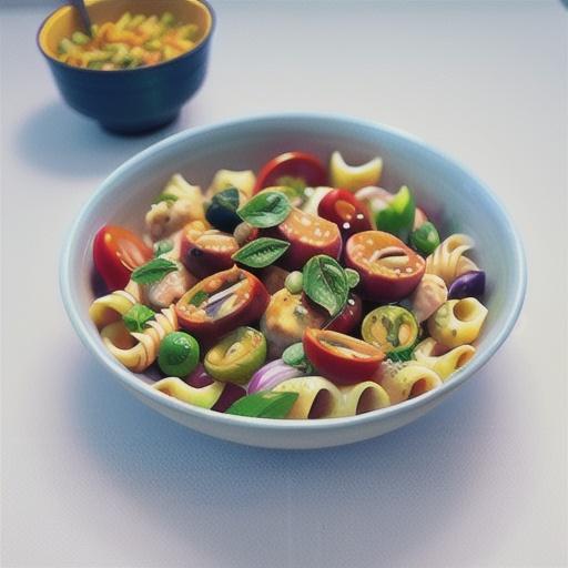 Rosemary chicken pasta salad