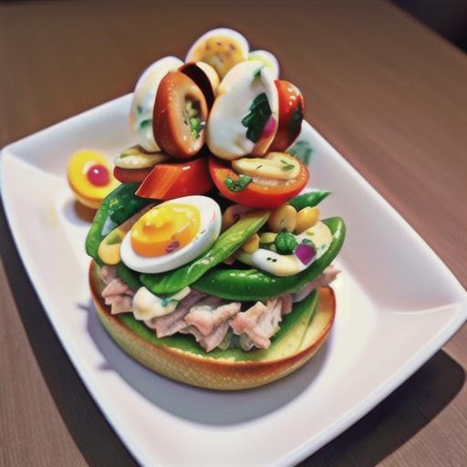 Tuna Salad with Hard-Boiled Eggs