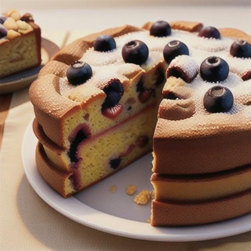 Triple-Berry Coffee Cake (White Whole Wheat Flour)