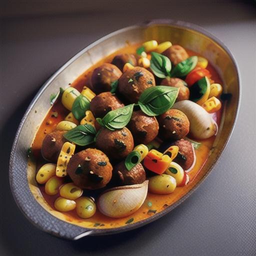 Mexican beef and bean frying-pan meatballs