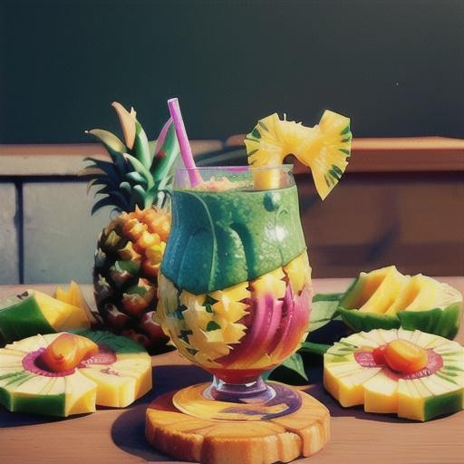 Pineapple-Basil Smoothie