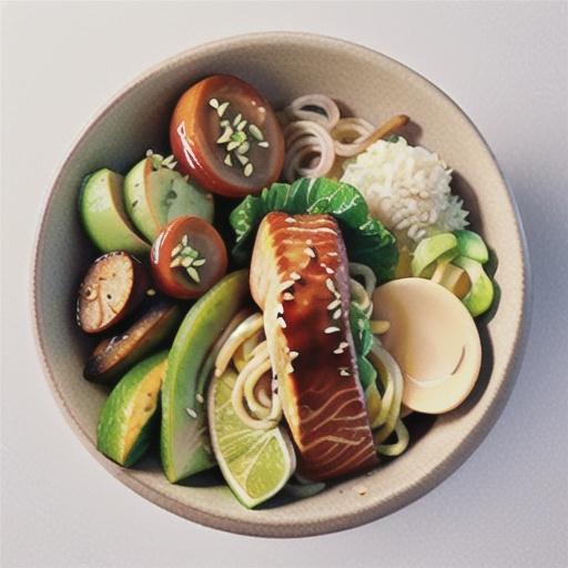 Salmon and soba noodle bowl recipe