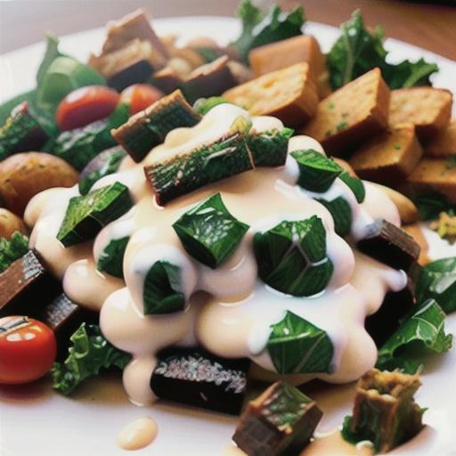 Creamed Kale with Panko Topping