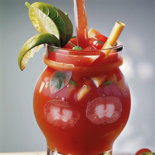 Homemade Tomato Juice Cocktail