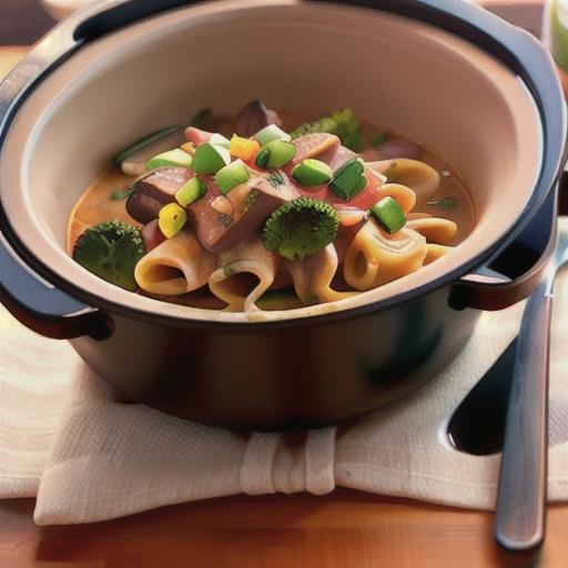 Slow Cooker Venison Stroganoff Meal