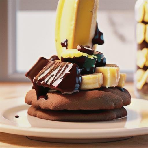 Chocolate-Banana Bread Cookies