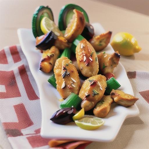 Baked Lemon-Pepper-Harissa Wings