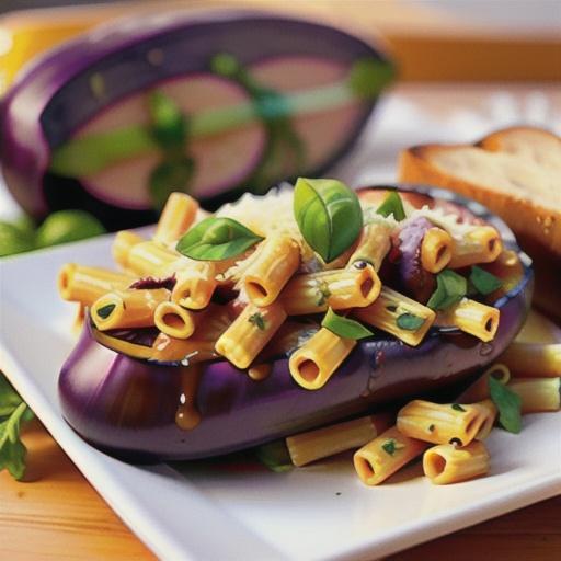 Eggplant-Ziti Parmesan