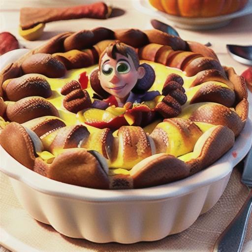 Pumpkin Pie Bread Pudding