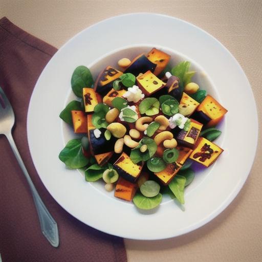 Roasted Sweet Potato Salad with Feta