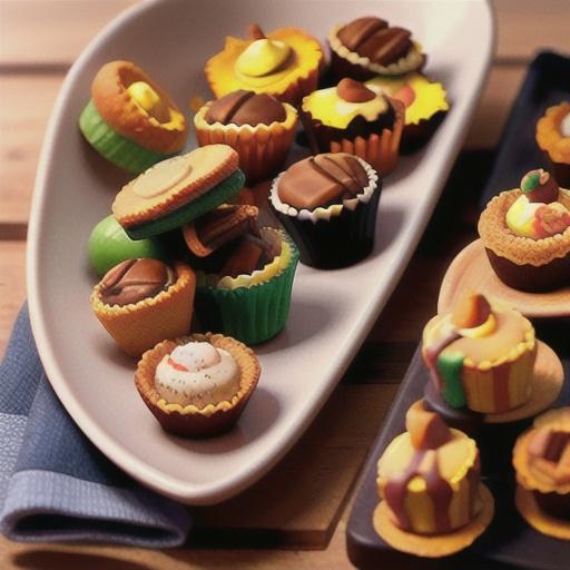 Pumpkin Pecan Peanut Butter Cookie Cups