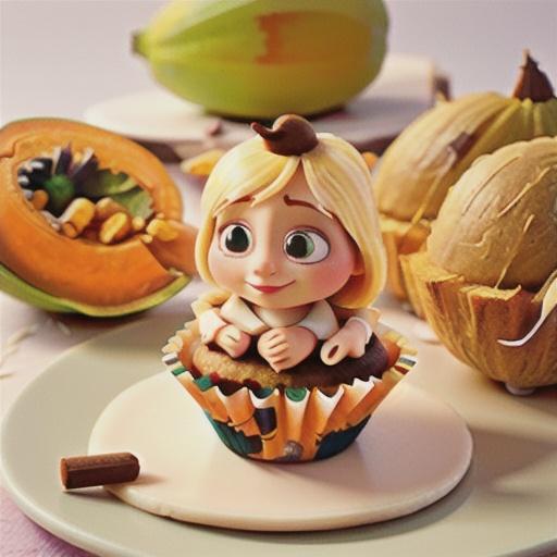 Papaya and coconut cupcakes