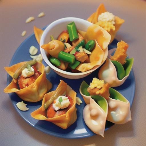 Air Fryer Boursin-Stuffed Wontons
