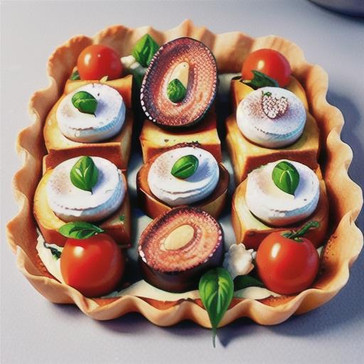 Easy vegetable and ricotta tart