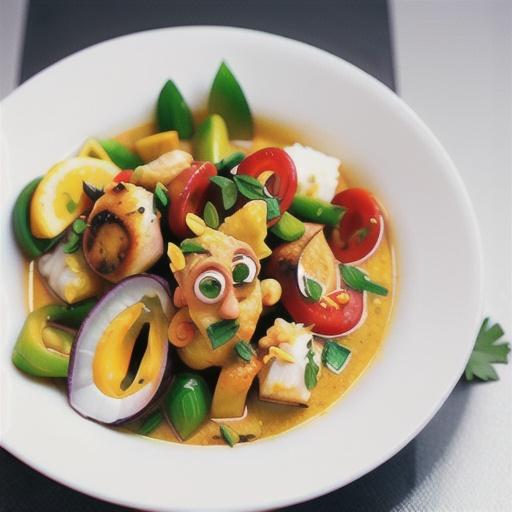 Lemongrass and coconut chicken curry