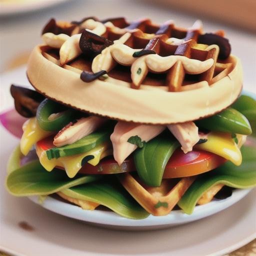 Chicken and Waffle Sandwich