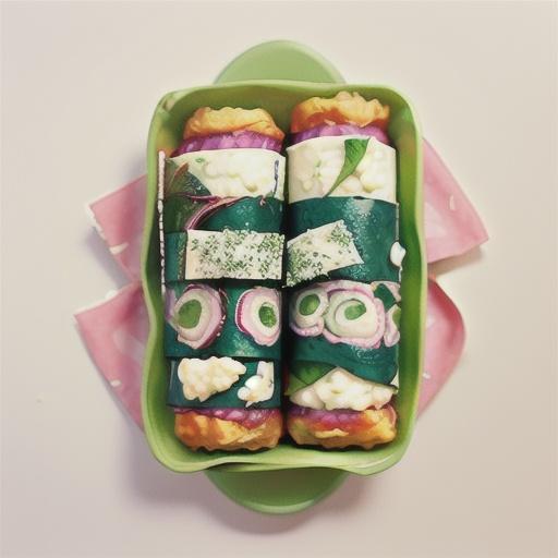Spinach and feta rolls