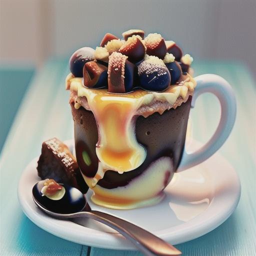 Mocha self-saucing pudding