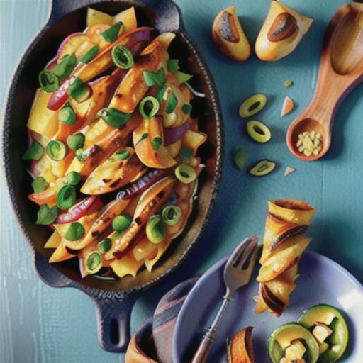 Loaded Mexican Chicken and Potato Skillet